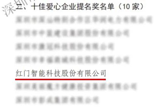 红门公司荣获深圳关爱行动“十佳爱心企业”提名奖.jpg 红门公司荣获深圳关爱行动“十佳爱心企业”提名奖.jpg